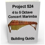 Making Marimbas five octave DIY professional concert marimba