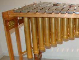 making the vibraphone resonators and tuning the resonators